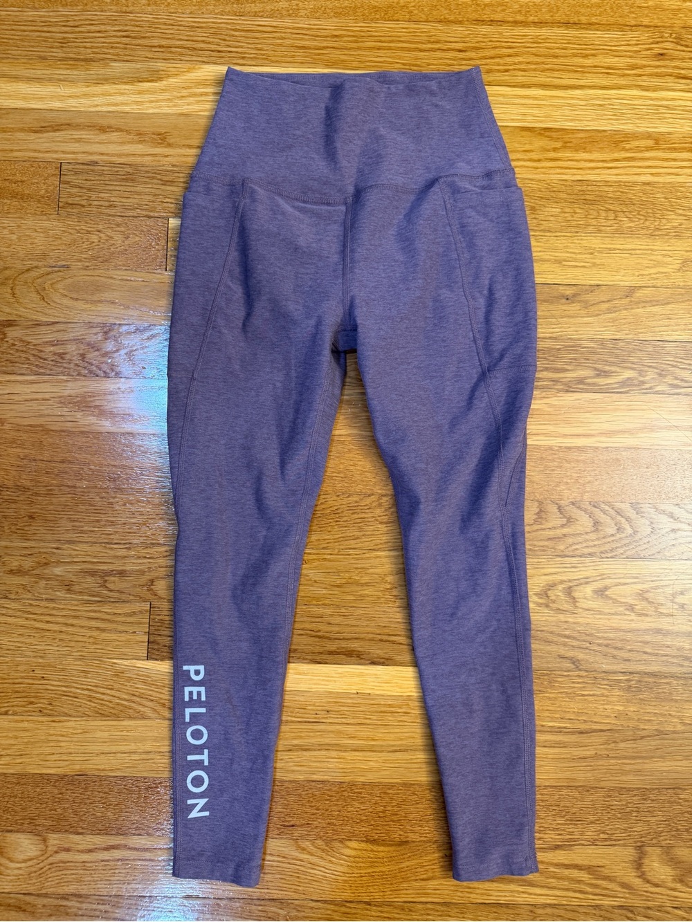 Beyond Yoga X Peloton High Waisted Leggings Heathered Pink - Size Est. Small - Picture 6 of 7